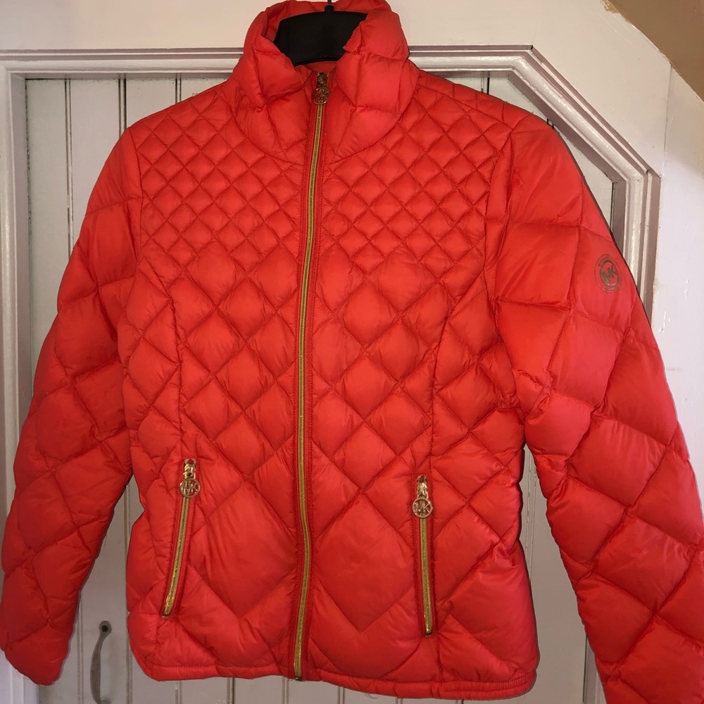 Orange Michael Kors Jacket